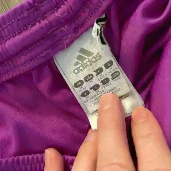 Adidas purple shorts size medium - Picture 2 of 3